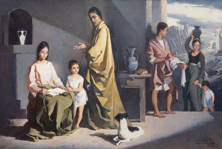 La enseñanza de Jesús. La Sagrada Familia. 1960