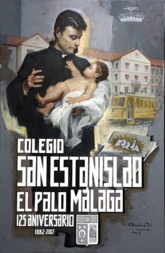 Cartel del 125 aniversario del Colegio San Estanislao de Kostka. 2007