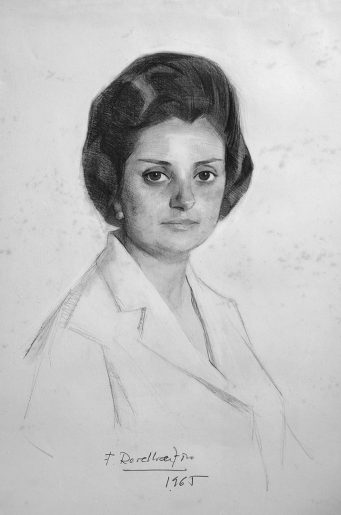 Retrato de María Muñoz Gallego. 1965