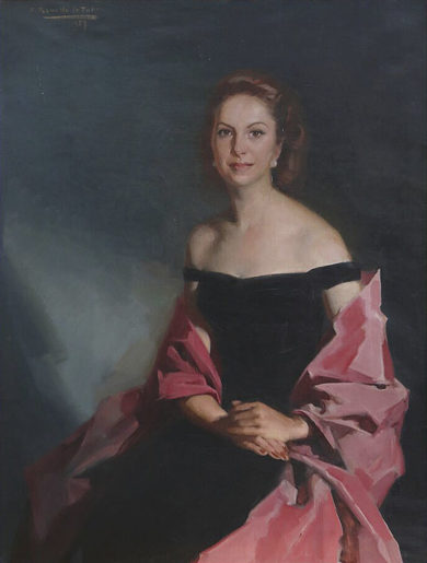 Retrato de Mercedes Junco Calderón. 1957